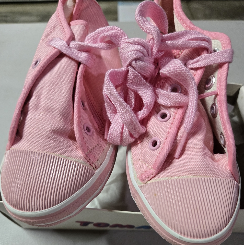 TOMATO Girl Pink Canvas Sneakers  3 sizes